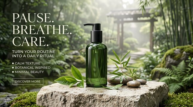 Discover Natural Skincare Rituals Calm Texture, Botanical Beauty for Your Daily Routine