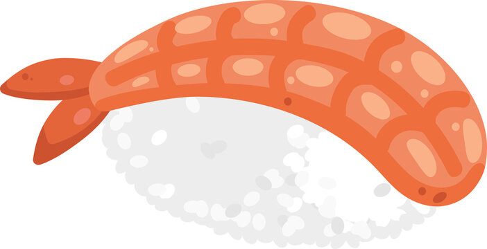 shrimp sushi icon