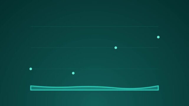 Abstract growth chart data visualization abstract digital line graph trend