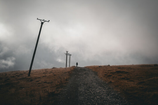 A mysterious abandoned place and a figure