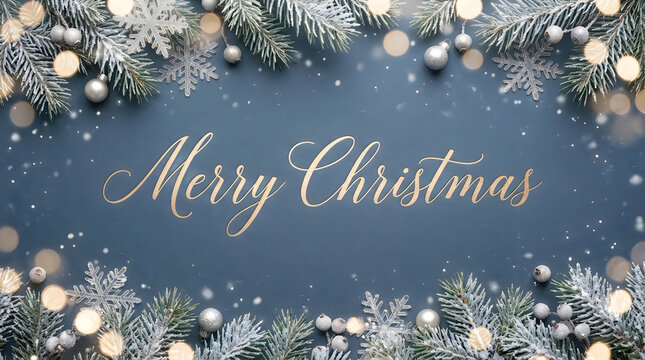 A beautiful christmas scene with festive decorations and sparkling lights a time for joy