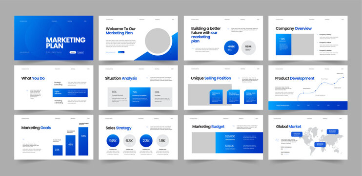 Marketing Plan Business Presentation Template