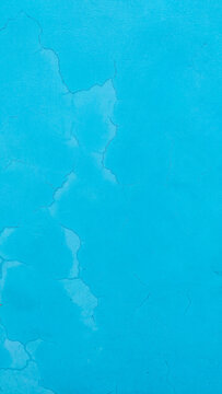 Blue Cracked Wall Texture Background