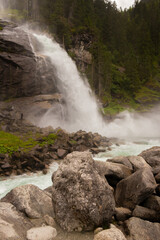 Powerful waterfall with high water flow © DMueller