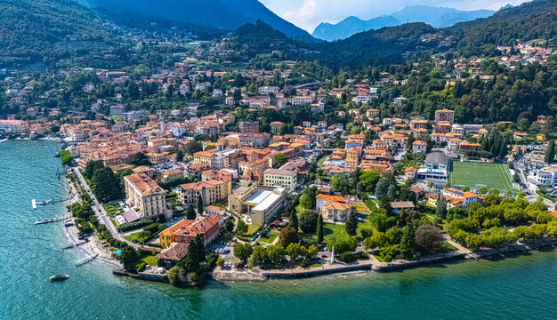 View of Menaggio on the shore of Lake Como, Italy