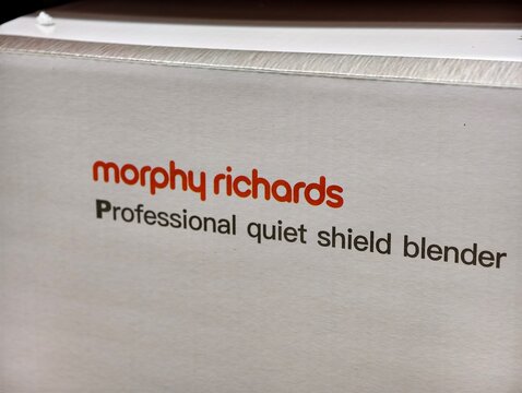 Shanghai, China-Jan.11th 2026: Morphy Richards brand logo on packaging