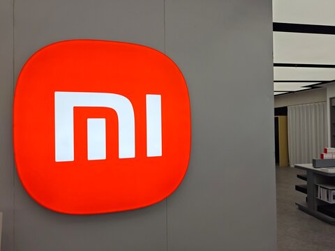 Shanghai, China-Jan.13th 2026: Xiaomi brand logo store sign
