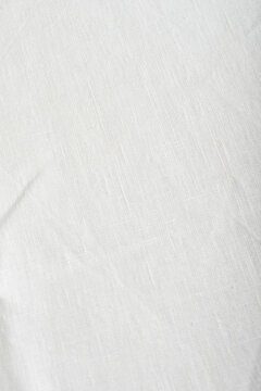 Off White Linen Fabric Texture Background