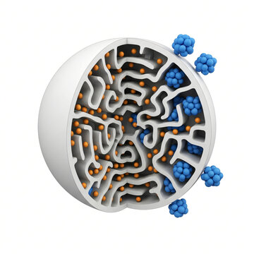 Size Exclusion Chromatography SEC Gel Permeation Porous Bead 3D