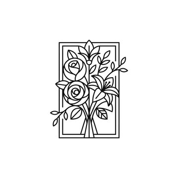 Flowers Created By Lines