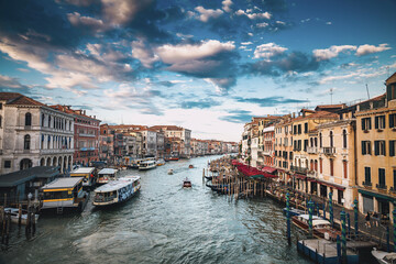 Grand Canal of Venice, Italy – Famous Venetian Landmark © lokomotiv48