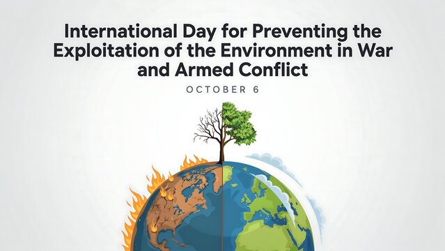 International day for preventing the exploitation of the environment in war and armed conflict, october 6