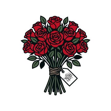 Red Flowers bouquet