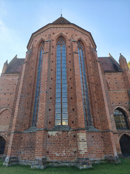 Kloster Chorin Medieval Brick Gothic Abbey Church Apse in Brandenburg Germany