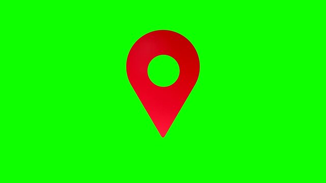 Red prohibition sign with ADS text on green screen background for ad blocking concept