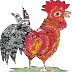 rooster © Iulia