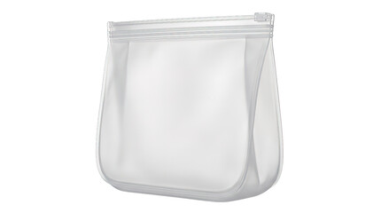 Clear reusable zip lock bag with transparent design for eco-friendly storage © Ira