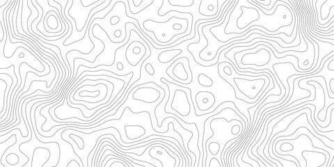 Abstract topographic map contour lines pattern in black with geographic map elevation lines abstract background cartography design landscape contour © MD