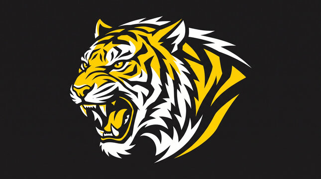 tiger head vector