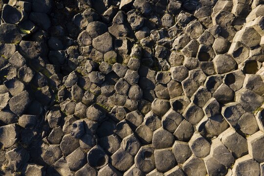 Basalt formations, K&aacute;lfshamarsv&iacute;k, Skagi Peninsula, Iceland