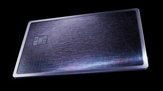Rectangular metallic panel rotates and illuminates against a dark backdrop rectangle rotation illumination light glow shine