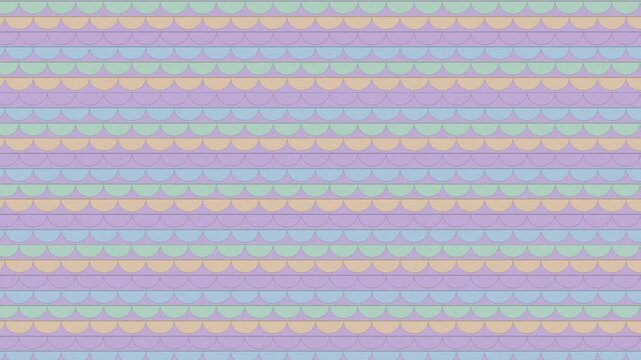 Boucle sans couture : fond de motif &eacute;cailles de poisson arc-en-ciel