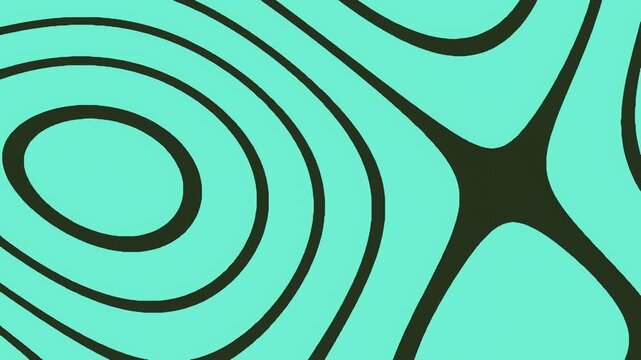 Teal abstract wavy line pattern background