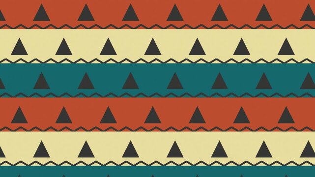 Fond de motif azt&egrave;que turquoise avec mouvement diagonal