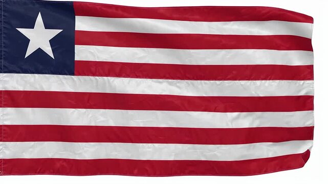 Liberia Flag Waving