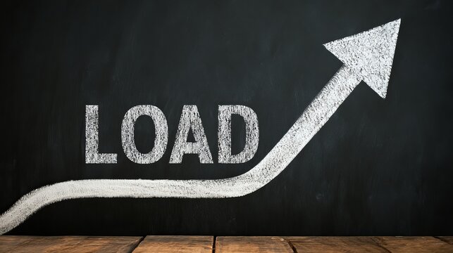 Rising arrow graphic on a chalkboard, illustrating business growth, increase, and positive financial trends conceptually