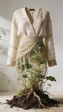 Biodegradable Fashion Textile Designed for End-of-Life Regeneration
