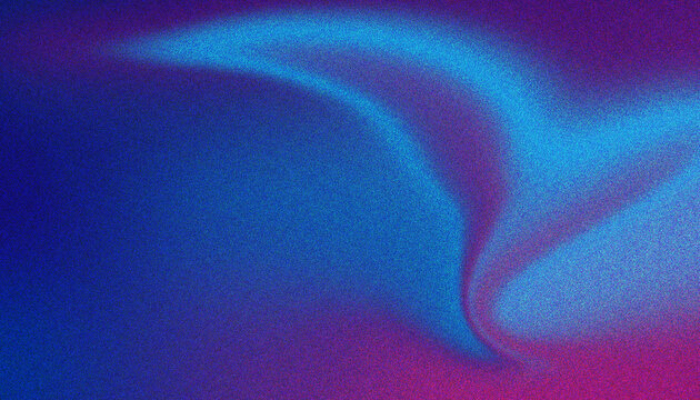 Abstract digital waveform with vibrant blue and magenta gradients featuring smooth curves and noise texture