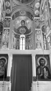 Interior of Orthodox church	