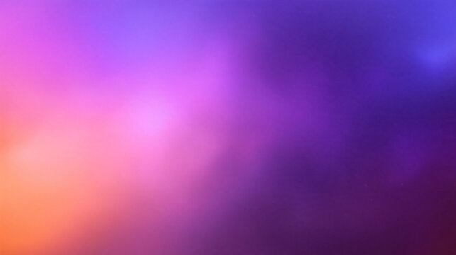 Abstract Vibrant Purple and Orange Gradient Background