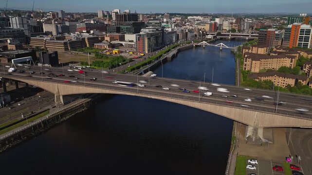 Kingston Bridge Glasgow Hyper lapse