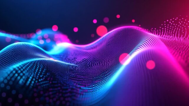 Abstract data wave