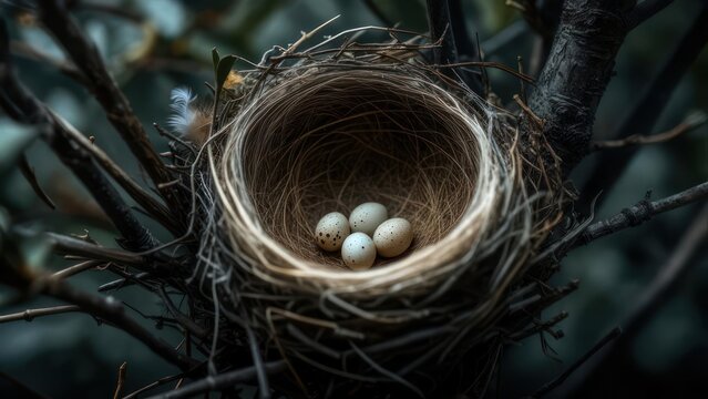 Bird's nest with eggs (1)