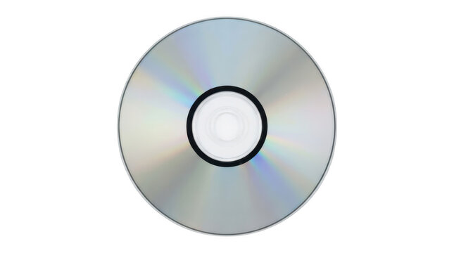 Compact disc or dvd disk isolated on transparent background