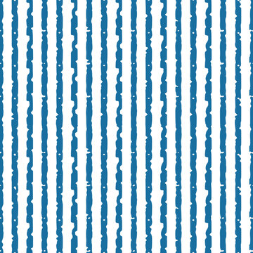 Seamless stripe pattern, hand-drawn vertical lines, irregular lines design, vector print