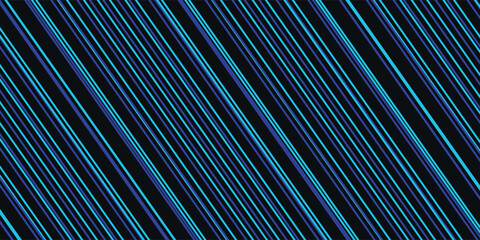 Fototapeta premium Cyan Grid Lines on Black Abstract Background