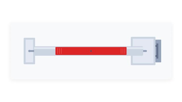 Emergency Fire Door Panic Push Bar Mechanical Egress System for Life Safety and Building Security