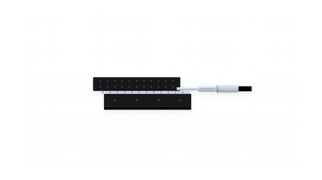 Ultra-Precision Linear Translation Stage with Differential Micrometer Mechanical Movement