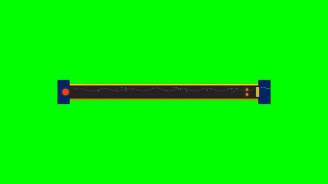 Nondispersive Infrared NDIR Gas Sensor Dual-Beam Optical Bench Technical Animation