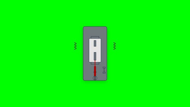 Industrial Vacuum Tap Changer Diverter Mechanism Mechanical Engineering Motion Graphic