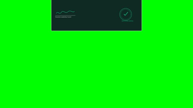 Corporate Stakeholder Apology Letter Dispatch Animation - Modern PR Response Line Art in Dark Titanium and Emerald Green
