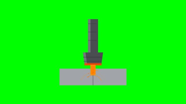 Friction Stir Processing Shoulder Pin Tool Rotating in Alloy Seam with Incandescent Heat Flow