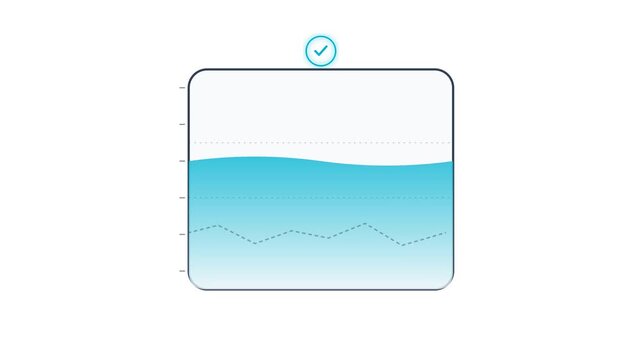 Corporate Intraday Liquidity Reserve Buffer Monitoring System Vector Graphic