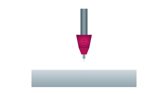 Automated Vickers Micro-Indentation Hardness Tester with Diamond Pyramid Tip and Ruby Housing