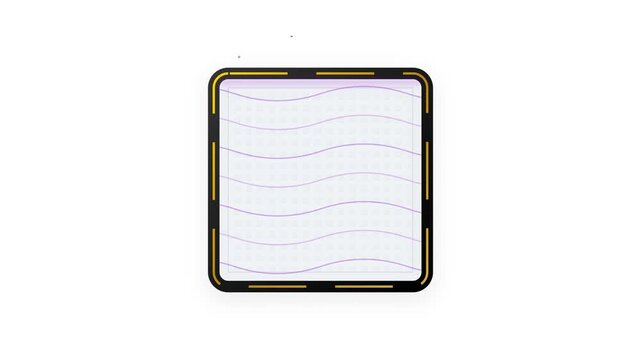 Extreme Ultraviolet EUV Silicon Carbide Pellicle Membrane Frame in Obsidian and Gold Photolithography Loop