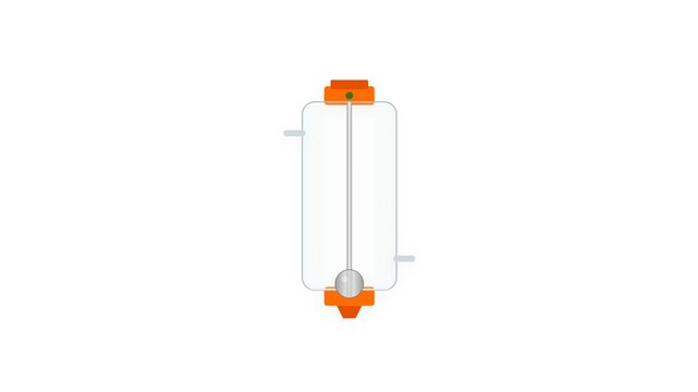 Automated Milk Collection Vacuum Receiver Jar Float Switch Motion Graphic